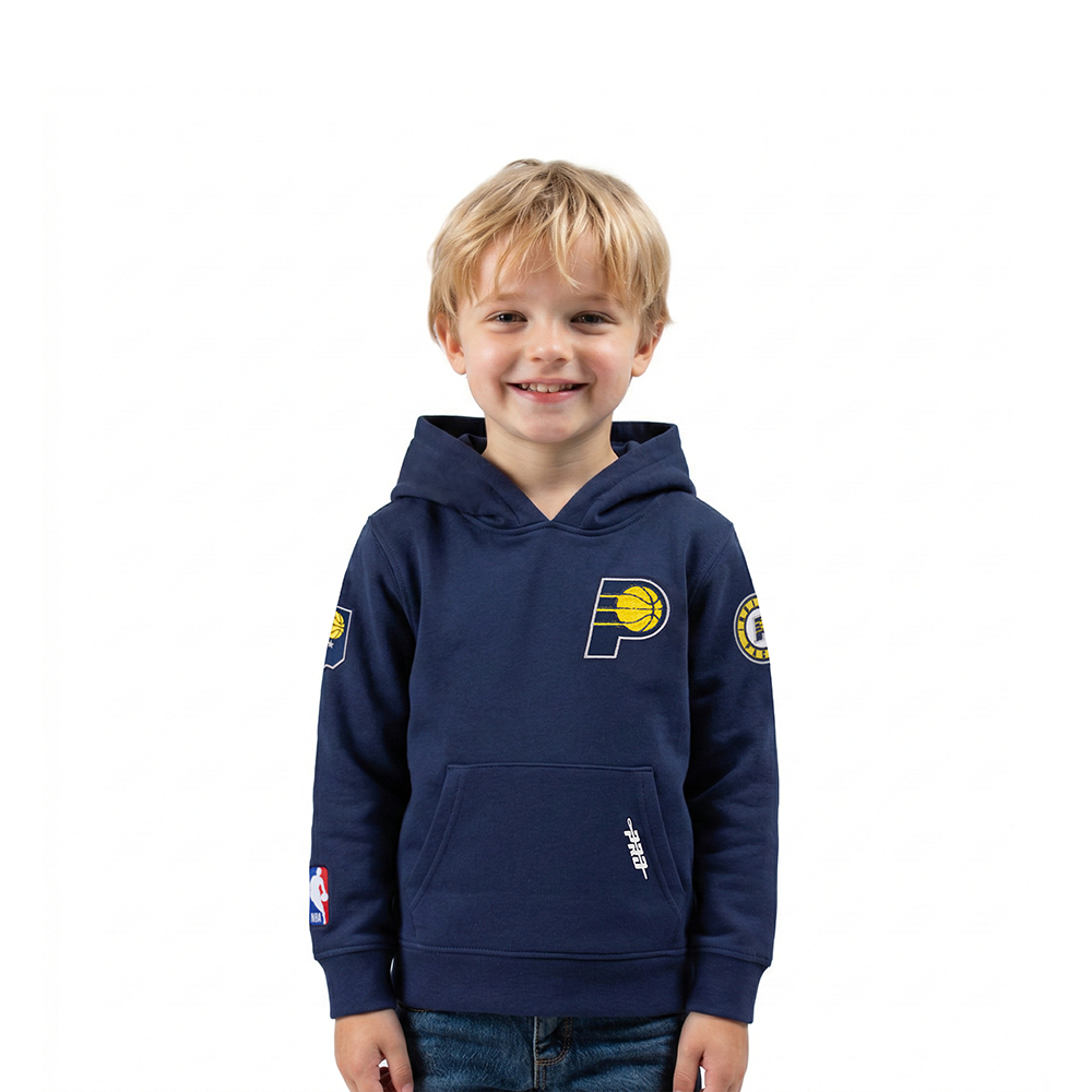 SUDADERA CON GORRO NBA INDIANA PACERS CLASSIC CHENILLE PARA BEBÉ NIÑO