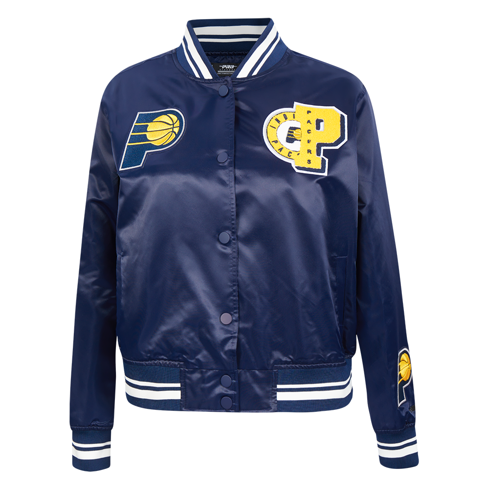 CHAMARRA DE SATÍN NBA INDIANA PACERS MASH UP PARA MUJER