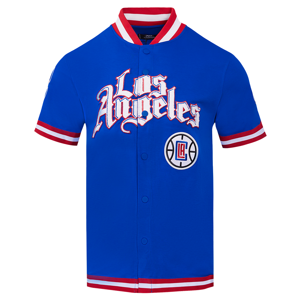 SOBRECAMISA DE MANGA CORTA NBA LOS ANGELES CLIPPERS CLASSIC CHENILLE