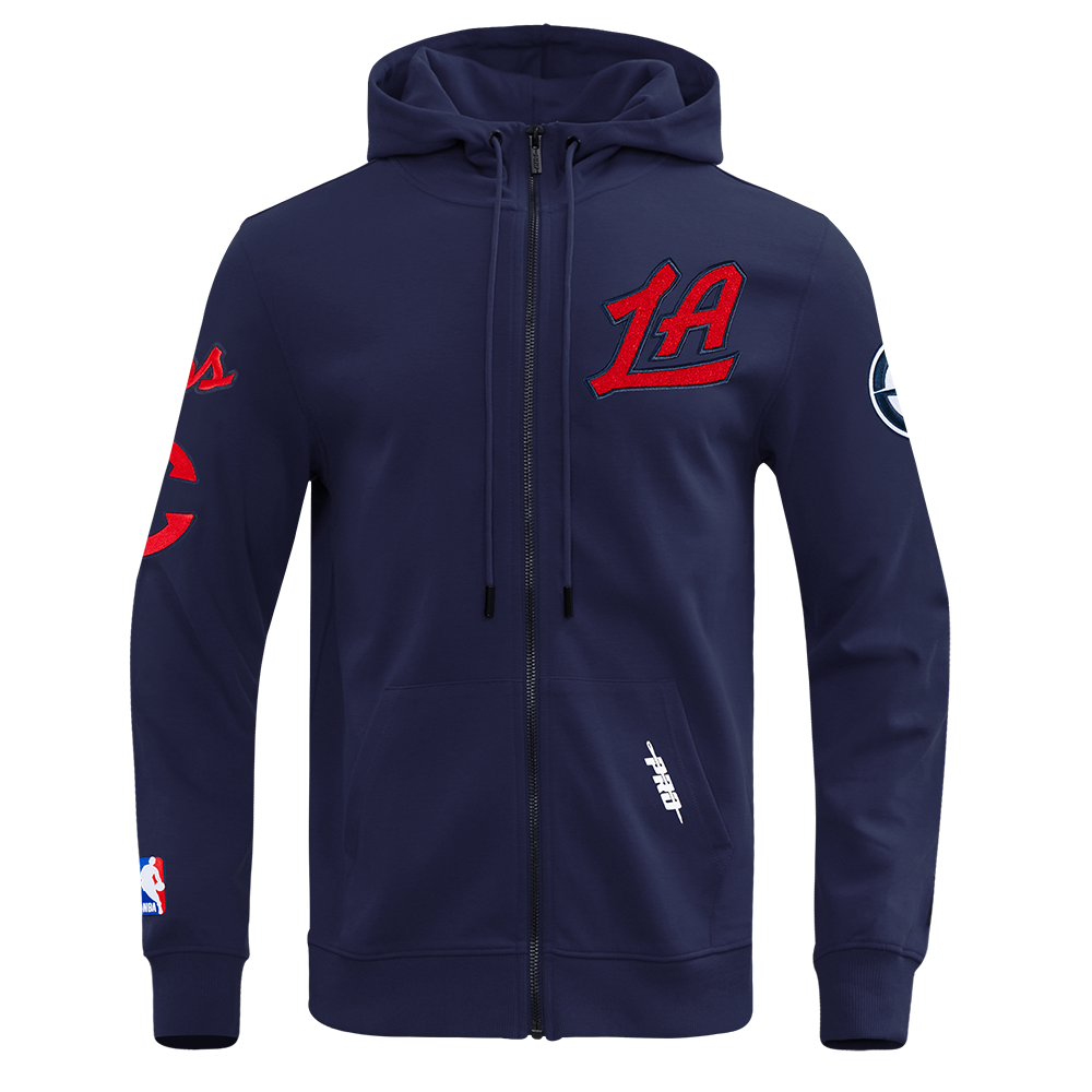 SUDADERA CON CIERRE NBA LOS ANGELES CLIPPERS CLASSIC CHENILLE