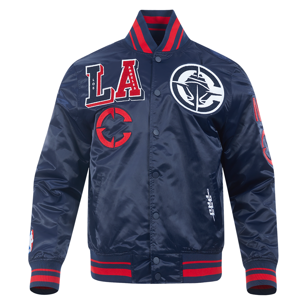 CHAMARRA DE SATÍN NBA LOS ANGELES CLIPPERS MASH UP