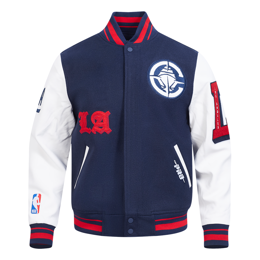 CHAMARRA UNIVERSITARIA NBA LOS ANGELES CLIPPERS OLD ENGLISH