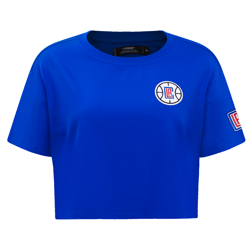 PLAYERA CROP NBA LOS ANGELES CLIPPERS CLASSIC ESSENTIALS PARA MUJER