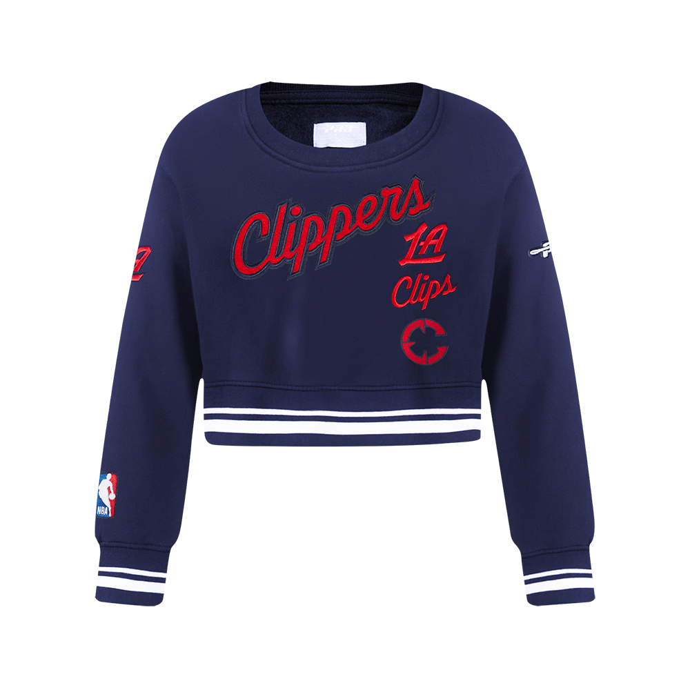 SUDADERA DE CUELLO REDONDO NBA LOS ANGELES CLIPPERS RETRO CLASSICS PARA NIÑA JUNIOR