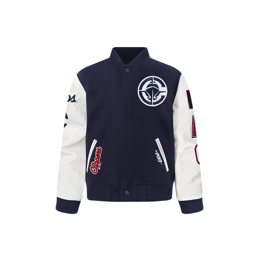 CHAMARRA UNIVERSITARIA NBA LOS ANGELES CLIPPERS CLASSIC CHENILLE PARA NIÑO