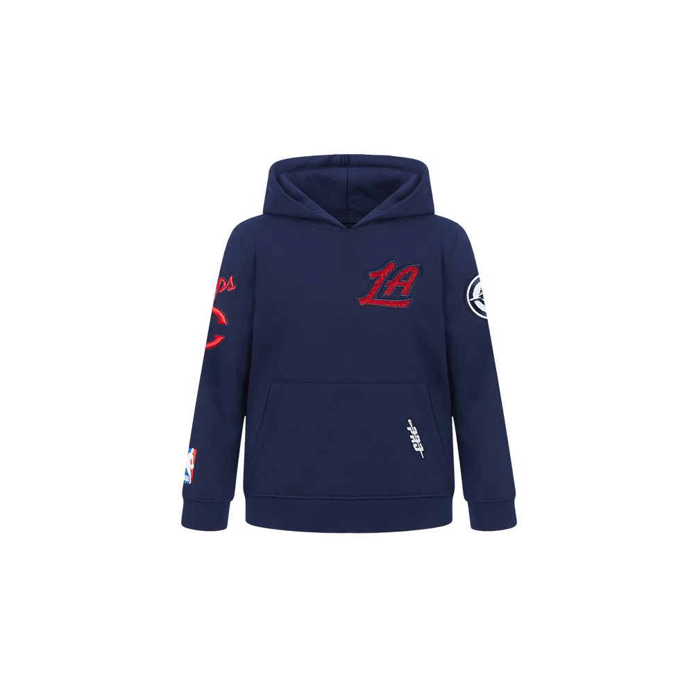 SUDADERA CON GORRO NBA LOS ANGELES CLIPPERS CLASSIC CHENILLE PARA BEBÉ NIÑO