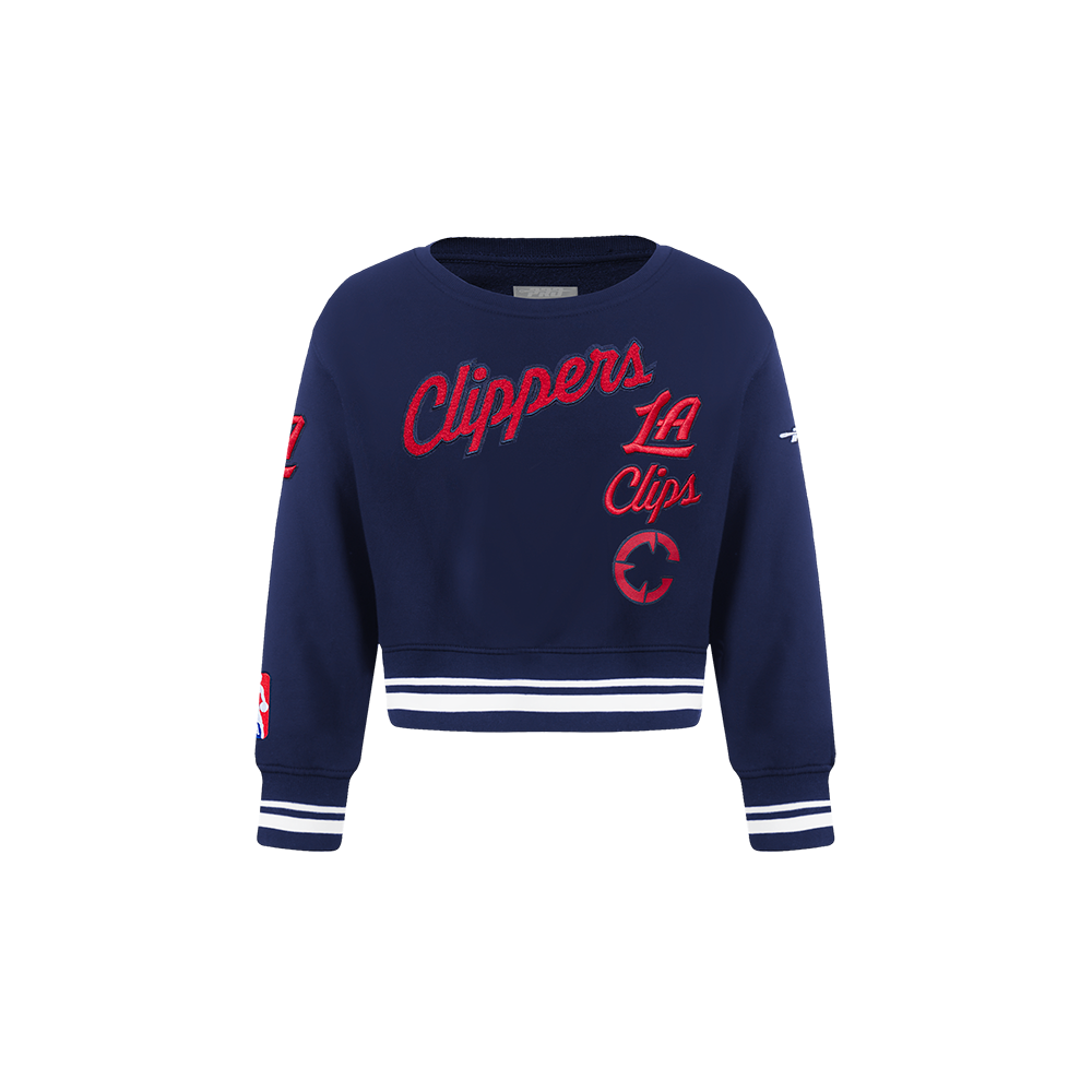 SUDADERA DE CUELLO REDONDO NBA LOS ANGELES CLIPPERS RETRO CLASSICS PARA BEBÉ NIÑA