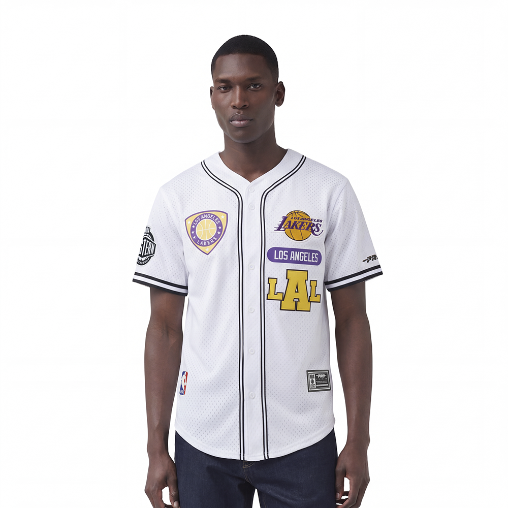 JERSEY NBA LOS ANGELES LAKERS LETTERMAN