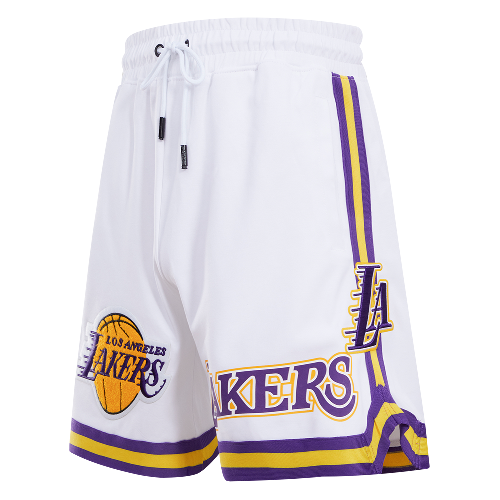 SHORTS DE BASQUETBOL NBA LOS ANGELES LAKERS CLASSIC CHENILLE