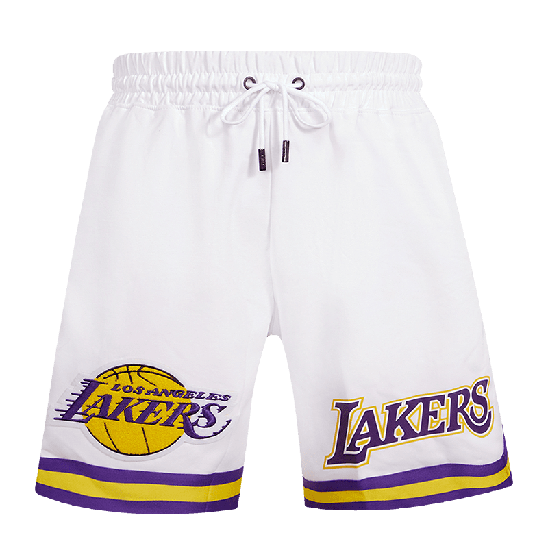 SHORTS DE BASQUETBOL NBA LOS ANGELES LAKERS CLASSIC CHENILLE