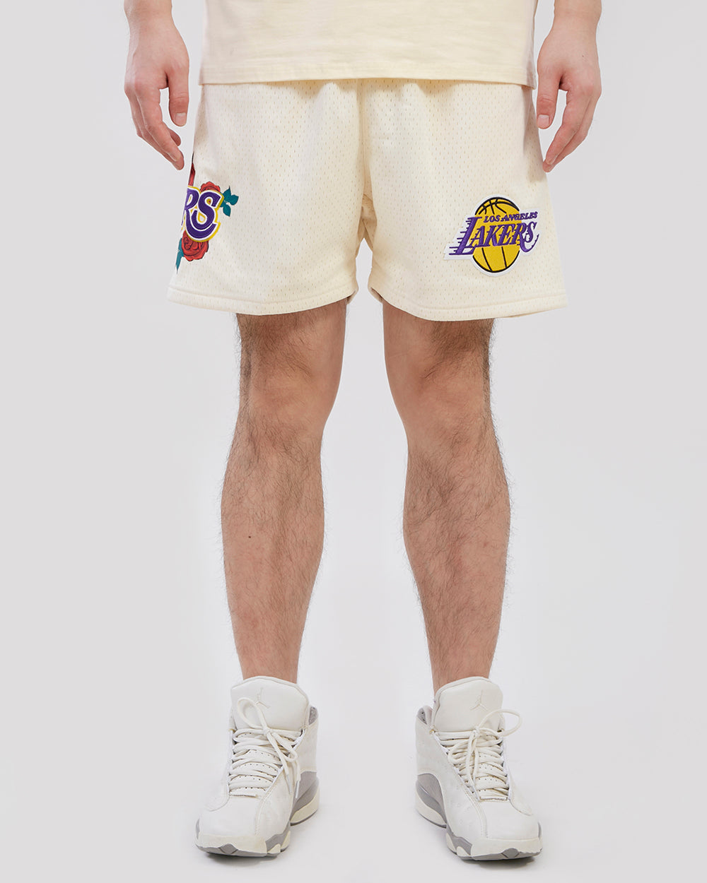SHORTS DE MALLA NBA LOS ANGELES LAKERS ROSES