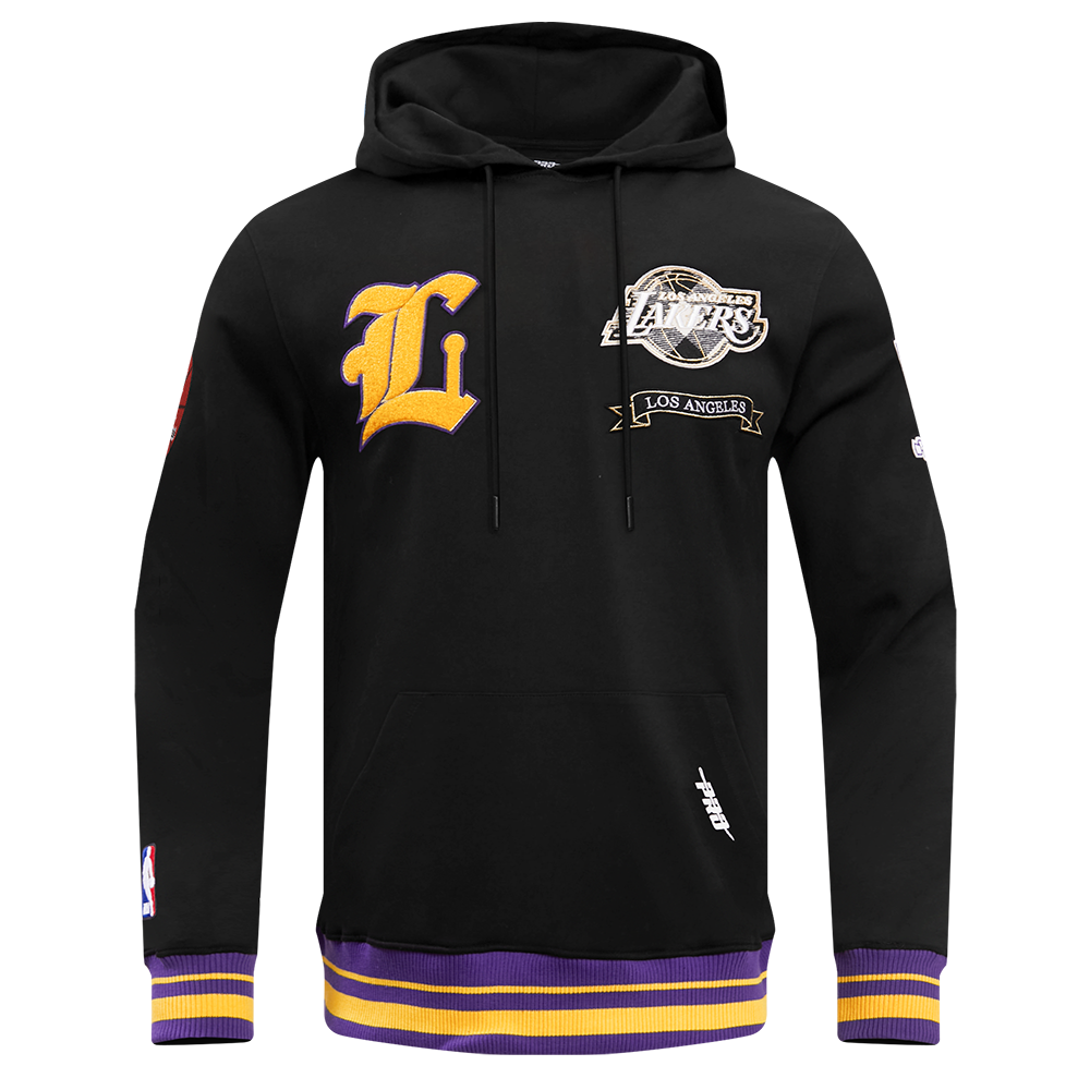 SUDADERA CON GORRO NBA LOS ANGELES LAKERS PRO PREP