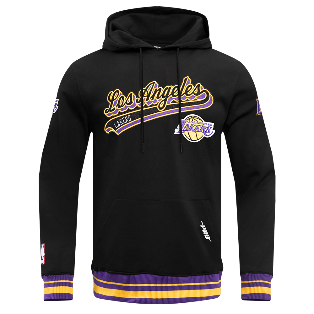 SUDADERA CON GORRO NBA LOS ANGELES LAKERS SCRIPT TAIL