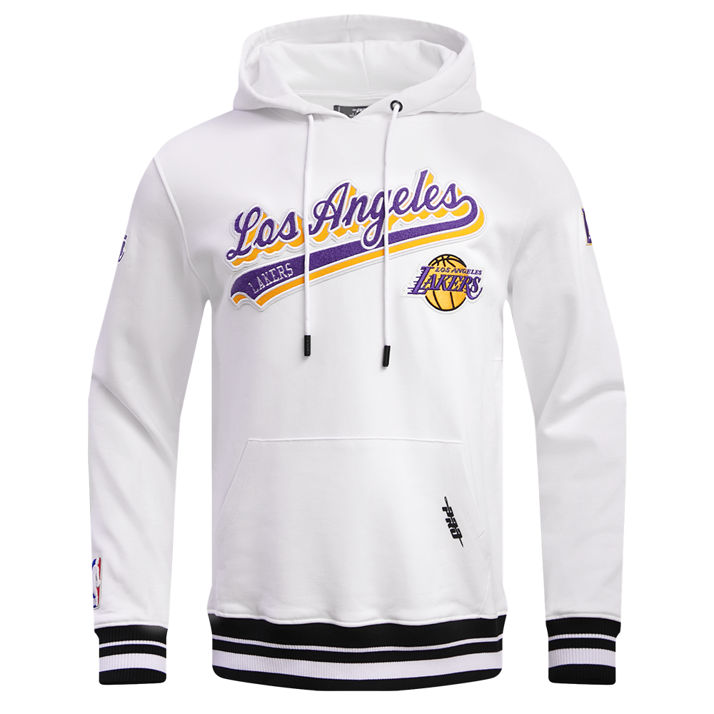 SUDADERA CON GORRO NBA LOS ANGELES LAKERS SCRIPT TAIL