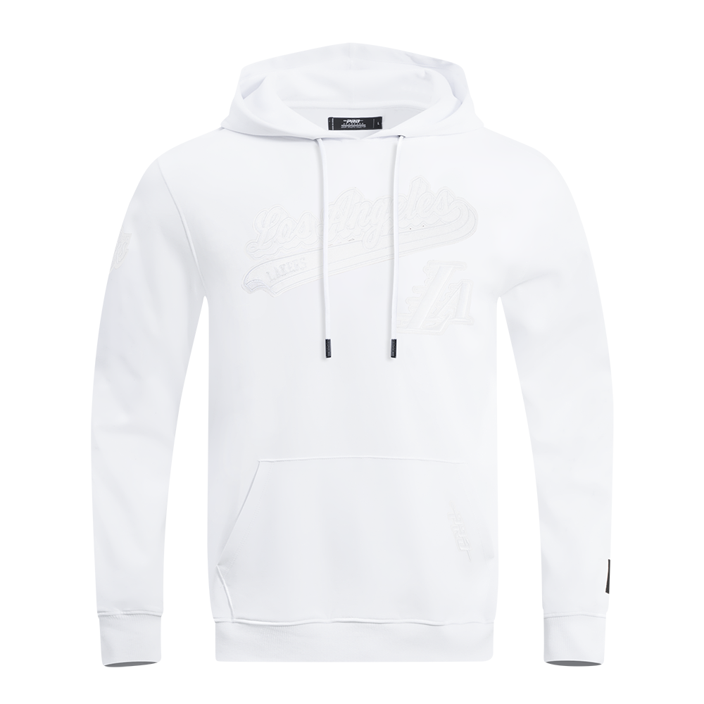 SUDADERA CON GORRO NBA LOS ANGELES LAKERS WHITE OUT