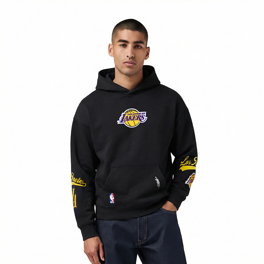 SUDADERA CON GORRO NBA LOS ANGELES LAKERS LIVING LARGE