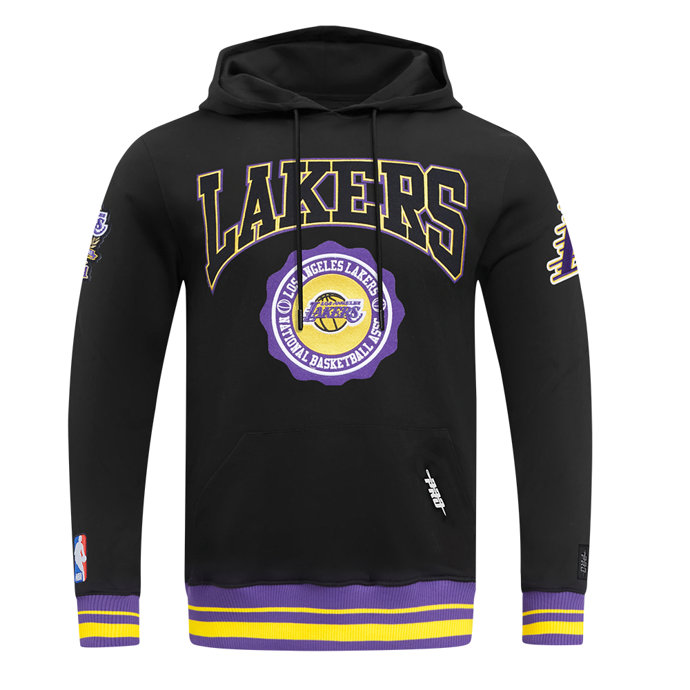 SUDADERA CON GORRO NBA LOS ANGELES LAKERS CREST EMBLEM