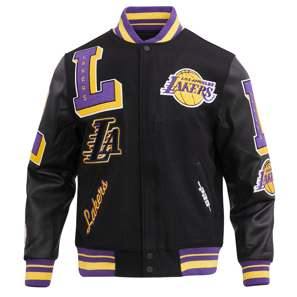 CHAMARRA UNIVERSITARIA NBA LOS ANGELES LAKERS MASH UP