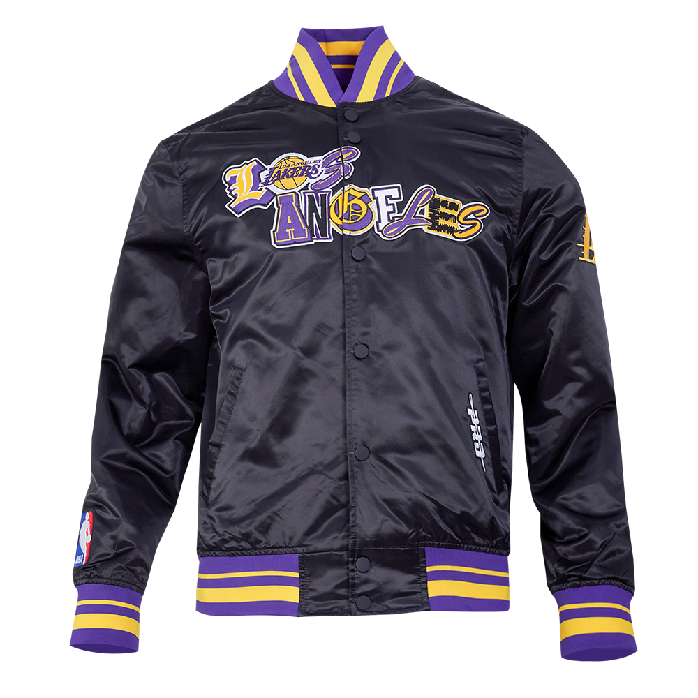 CHAMARRA DE SATÍN NBA LOS ANGELES LAKERS CITY RANSOM