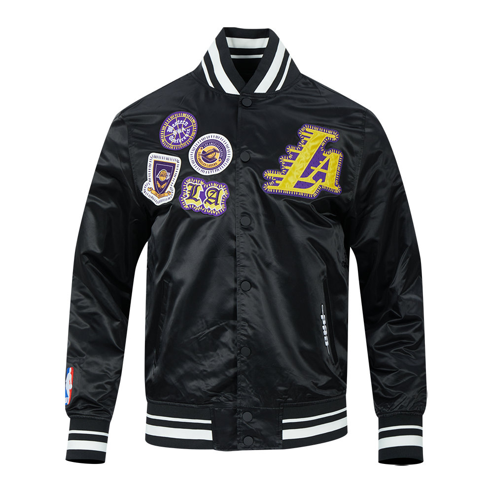 CHAMARRA DE SATÍN NBA LOS ANGELES LAKERS DIY PICK STITCH