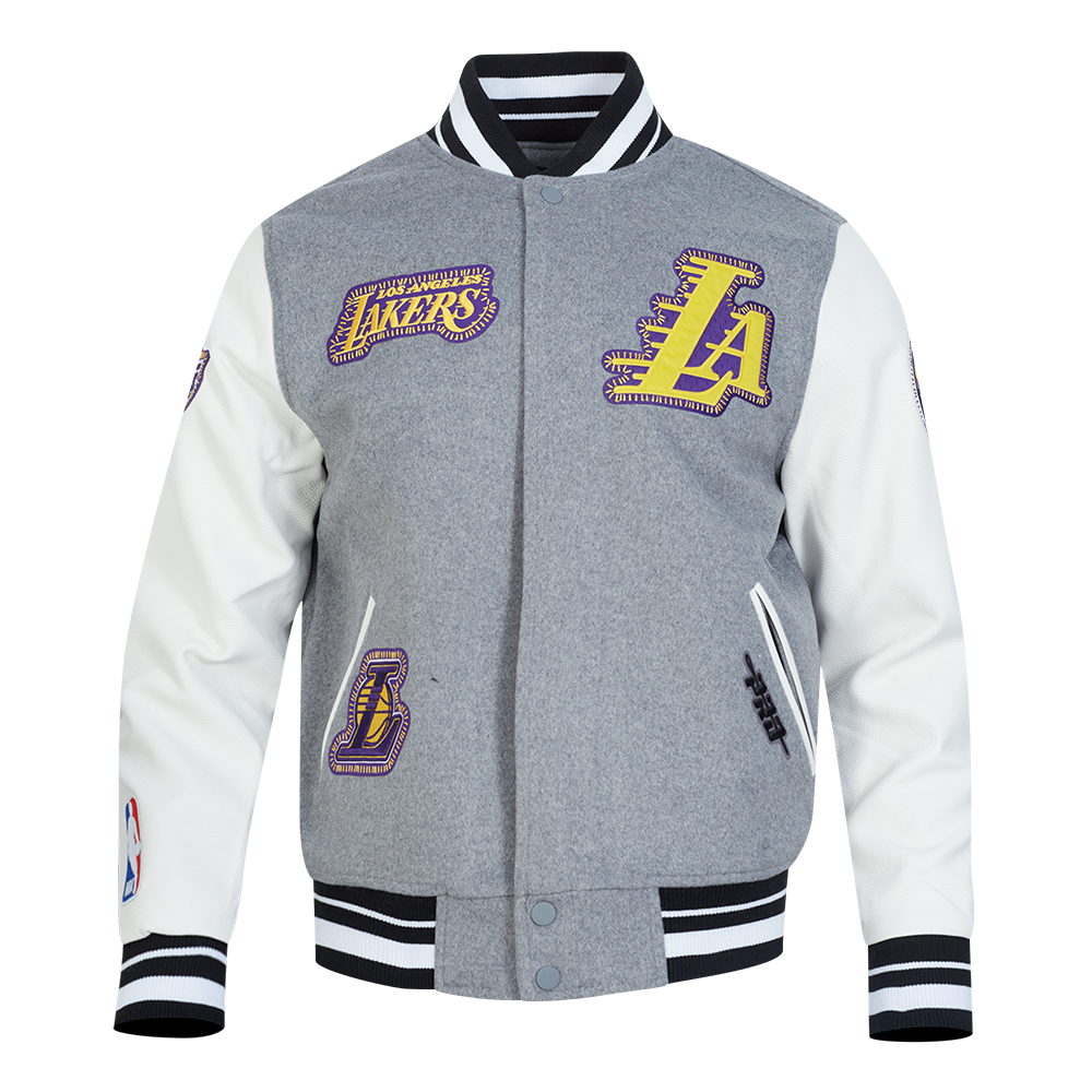 CHAMARRA UNIVERSITARIA NBA LOS ANGELES LAKERS DIY PICK STITCH
