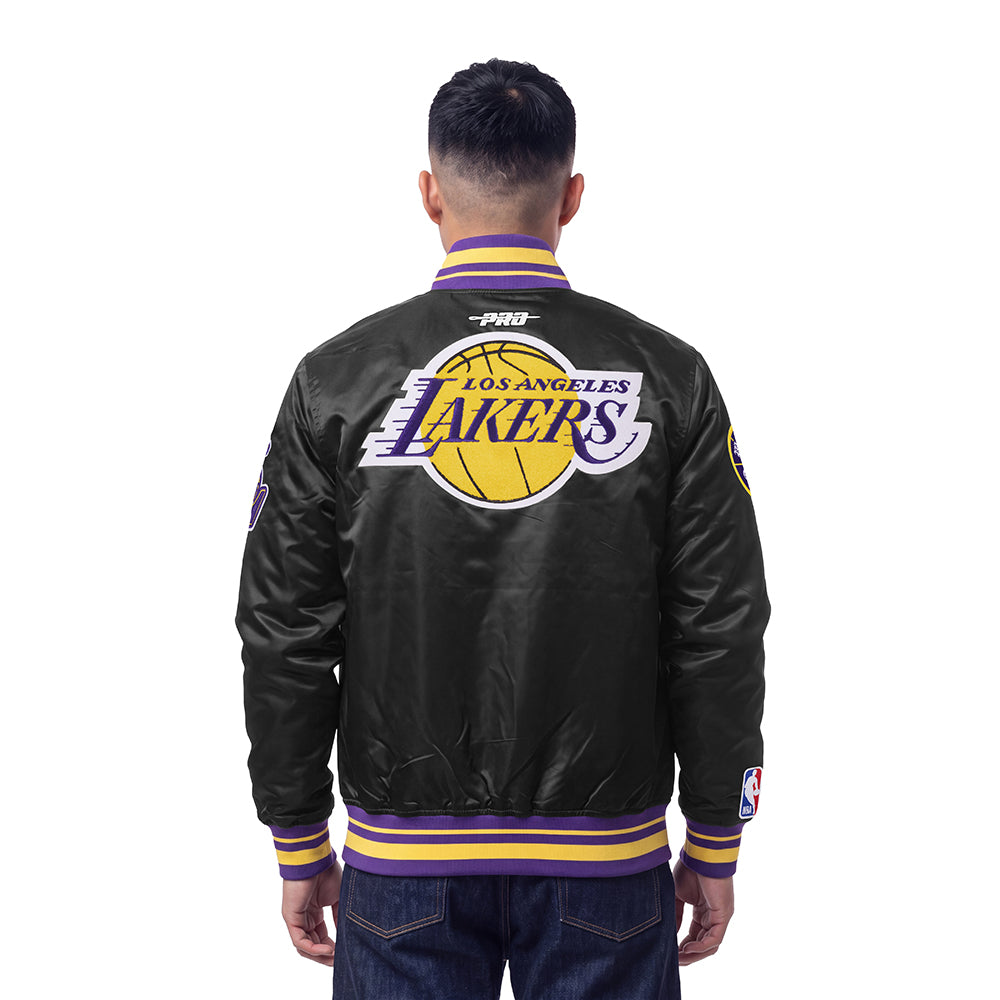 CHAMARRA DE SATIN NBA LOS ANGELES LAKERS RETRO CLASSICS