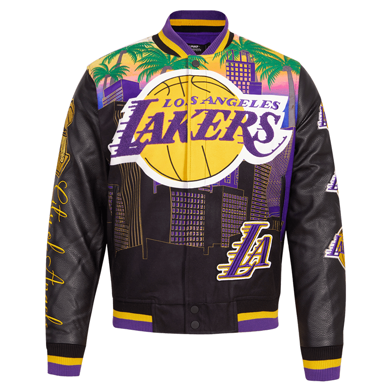 CHAMARRA UNIVERSITARIA NBA LOS ANGELES LAKERS REMIX VARSITY