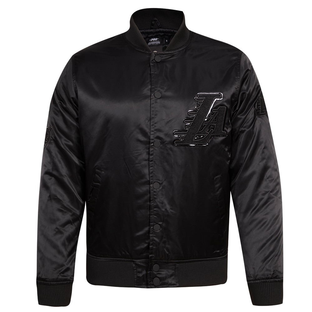 CHAMARRA DE SATÍN NBA LOS ANGELES LAKERS CLASSIC 3BK