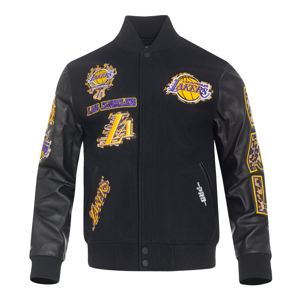 CHAMARRA UNIVERSITARIA NBA LOS ANGELES LAKERS ANIMAL PRINT