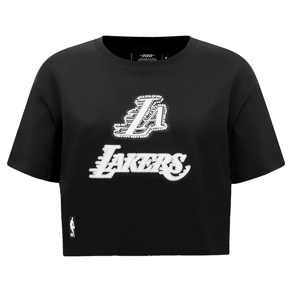 PLAYERA CROP NBA LOS ANGELES LAKERS PEARLS PARA MUJER