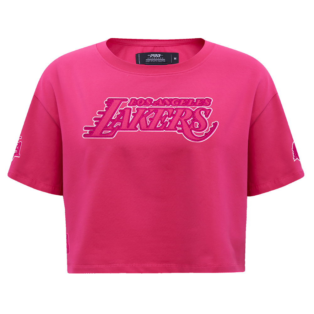 PLAYERA NBA LOS ANGELES LAKERS CLASSIC TRIPLE PINK PARA MUJER