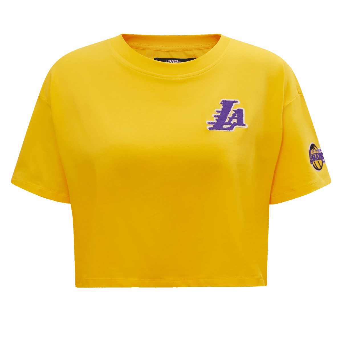 PLAYERA CROP NBA LOS ANGELES LAKERS CLASSIC ESSENTIALS PARA MUJER