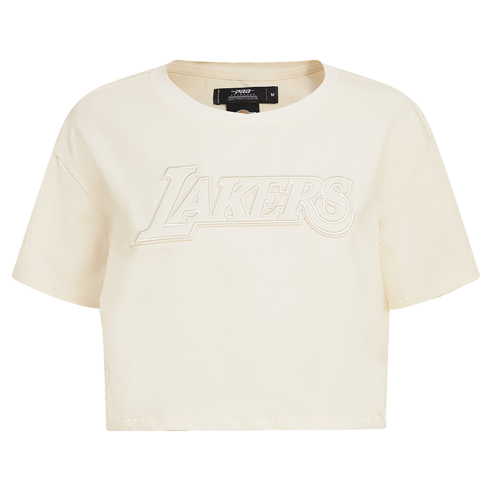 PLAYERA CROP NBA LOS ANGELES LAKERS NEUTRAL PARA MUJER