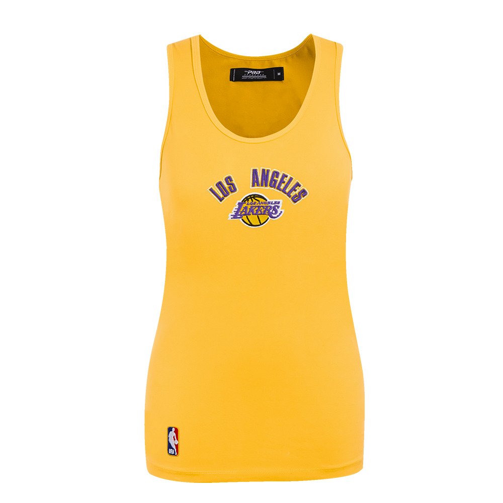 PLAYERA DE TIRANTES DE CORTE RELAJADO NBA LOS ANGELES LAKERS CLASSIC ESSENTIALS PARA MUJER