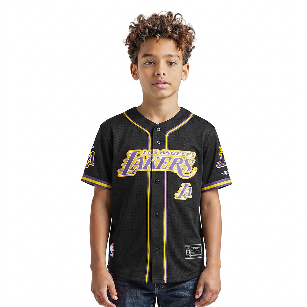 PLAYERA NBA LOS ANGELES LAKERS MESH PARA NIÑO JUNIOR
