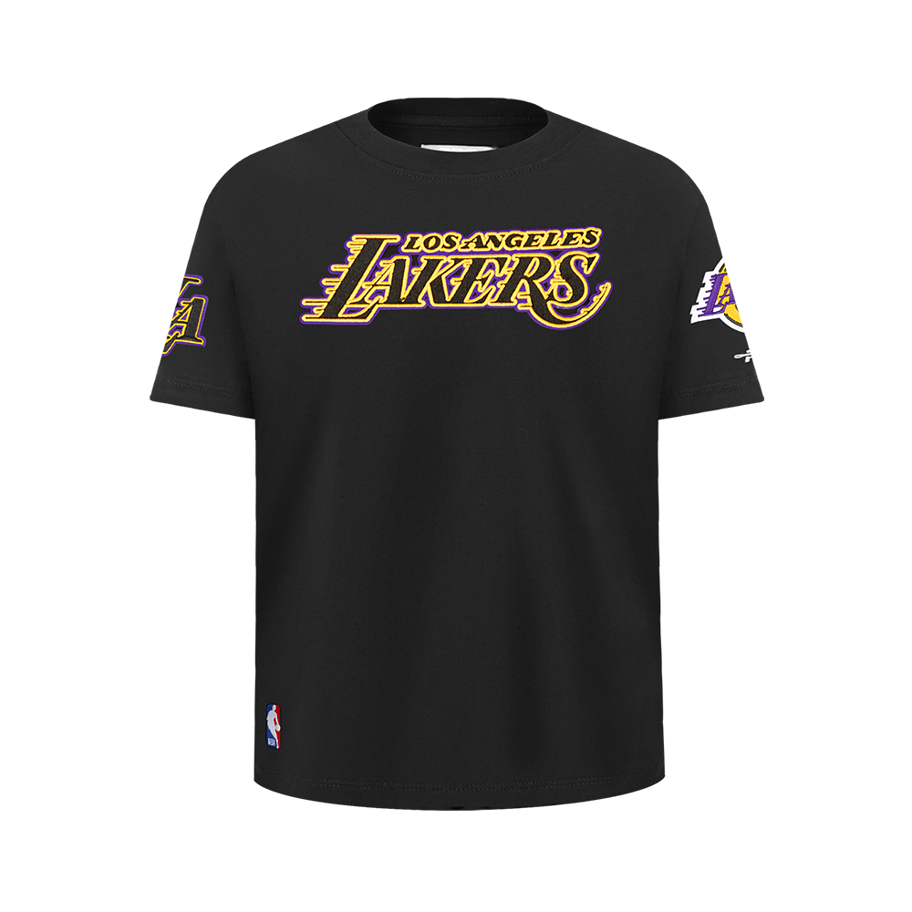 PLAYERA NBA LOS ANGELES LAKERS CLASSIC CHENILLE PARA NIÑO JUNIOR