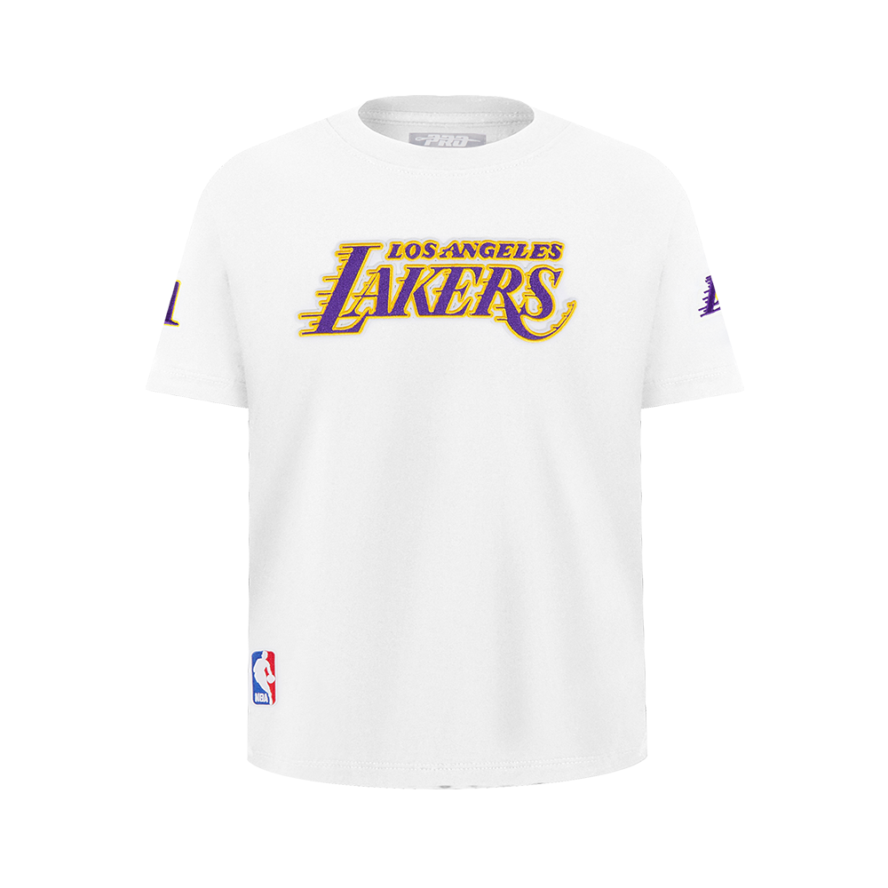 PLAYERA NBA LOS ANGELES LAKERS CLASSIC CHENILLE PARA NIÑO JUNIOR