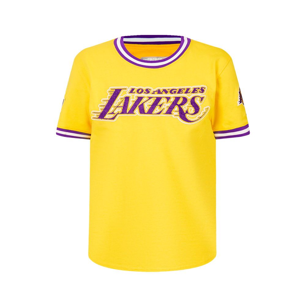PLAYERA NBA LOS ANGELES LAKERS CLASSIC CHENILLE PARA NIÑO JUNIOR