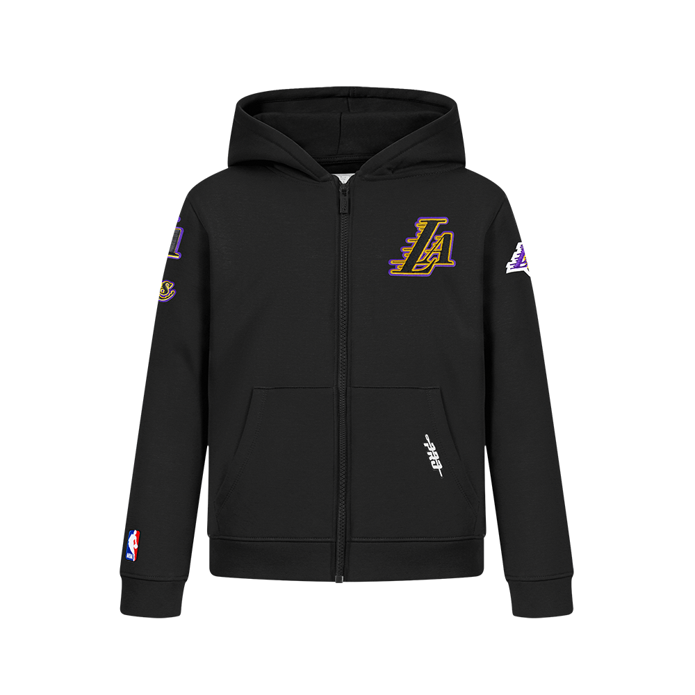 SUDADERA CON CIERRE NBA LOS ANGELES LAKERS CLASSIC CHENILLE PARA NIÑO JUNIOR