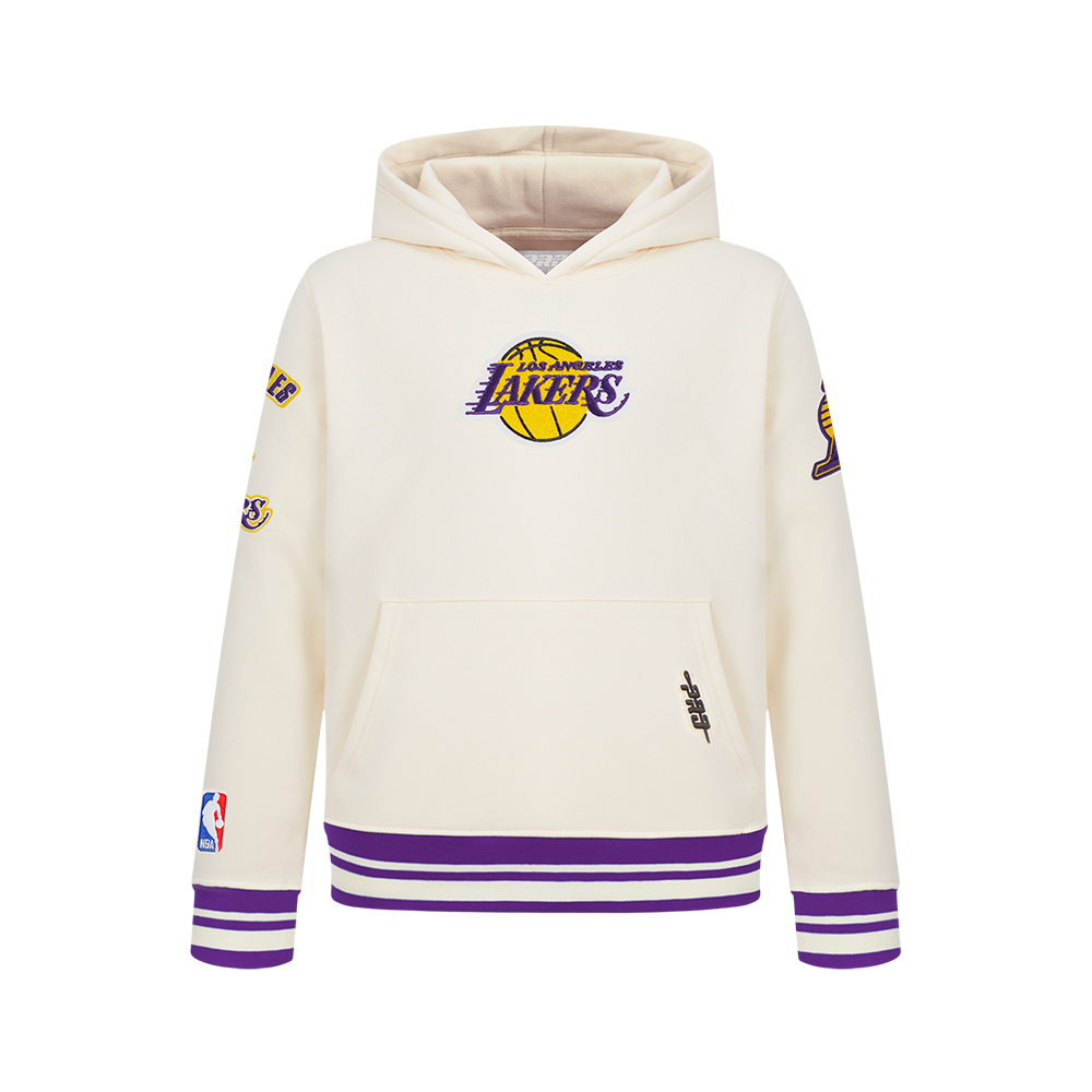SUDADERA CON GORRO NBA LOS ANGELES LAKERS RETRO CLASSICS PARA NIÑO JUNIOR