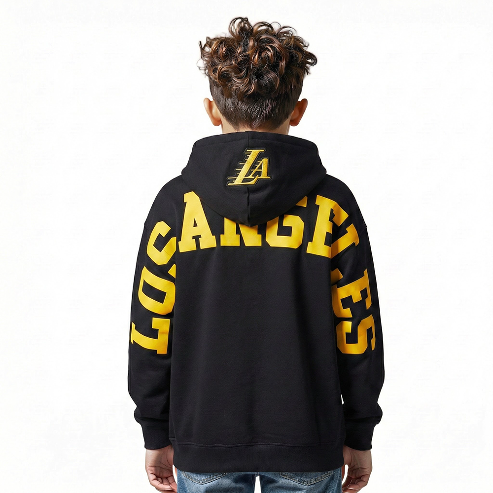 SUDADERA DE CUELLO REDONDO NBA LOS ANGELES LAKERS WINGSPAN PARA NIÑO JUNIOR