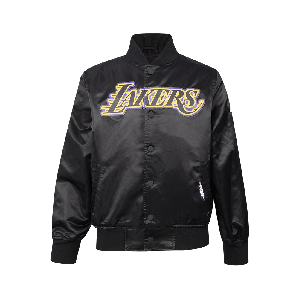 CHAMARRA DE SATIN NBA LOS ANGELES LAKERS CLASSIC CHENILLE PARA NIÑO JUNIOR