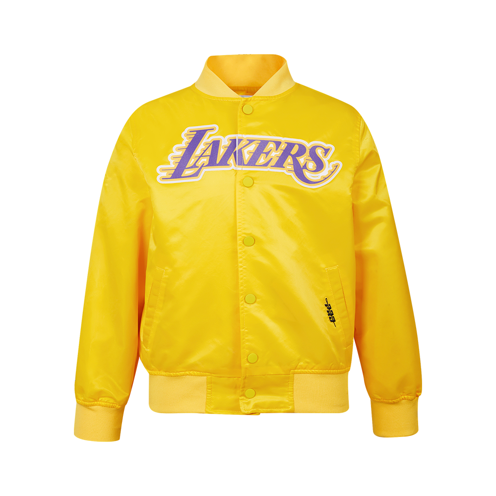CHAMARRA DE SATIN NBA LOS ANGELES LAKERS CLASSIC CHENILLE PARA NIÑO JUNIOR