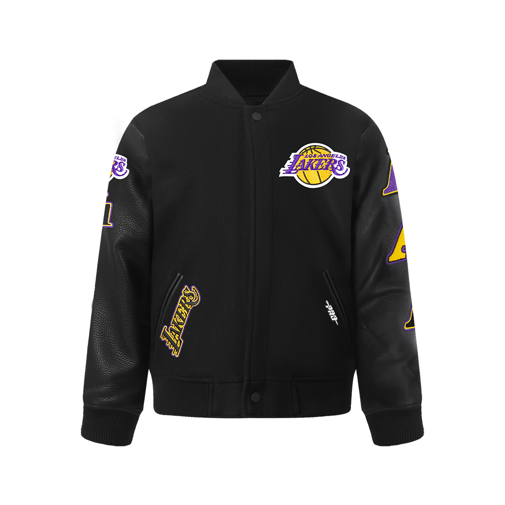 CHAMARRA UNIVERSITARIA NBA LOS ANGELES LAKERS CLASSIC CHENILLE PARA NIÑO JUNIOR