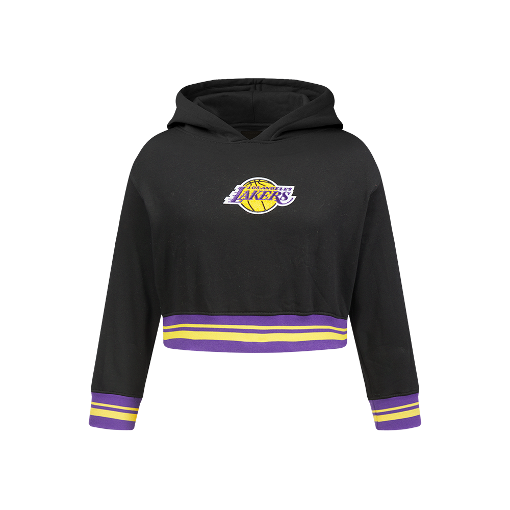 SUDADERA CON GORRO NBA LOS ANGELES LAKERS RETRO CLASSICS PARA NIÑA JUNIOR