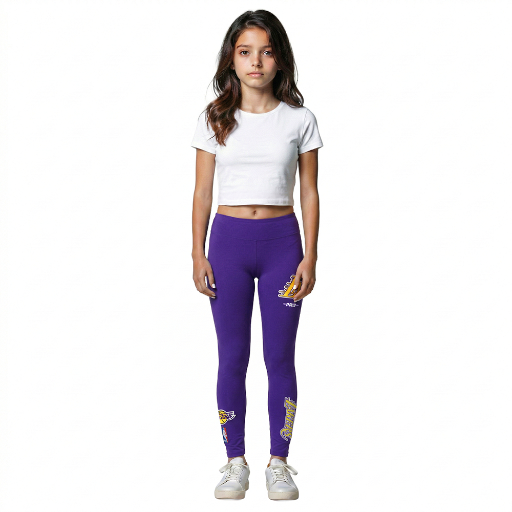 LEGGINGS NBA LOS ANGELES LAKERS CLASSIC ESSENTIALS PARA NIÑA JUNIOR