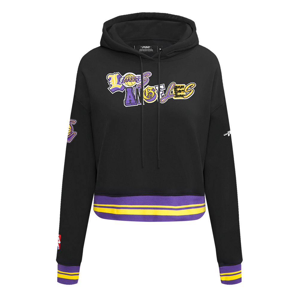 SUDADERA CON GORRO NBA LOS ANGELES LAKERS CITY RANSOM PARA MUJER