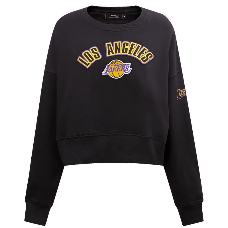 SUDADERA DE CUELLO REDONDO NBA LOS ANGELES LAKERS CLASSIC ESSENTIALS PARA MUJER