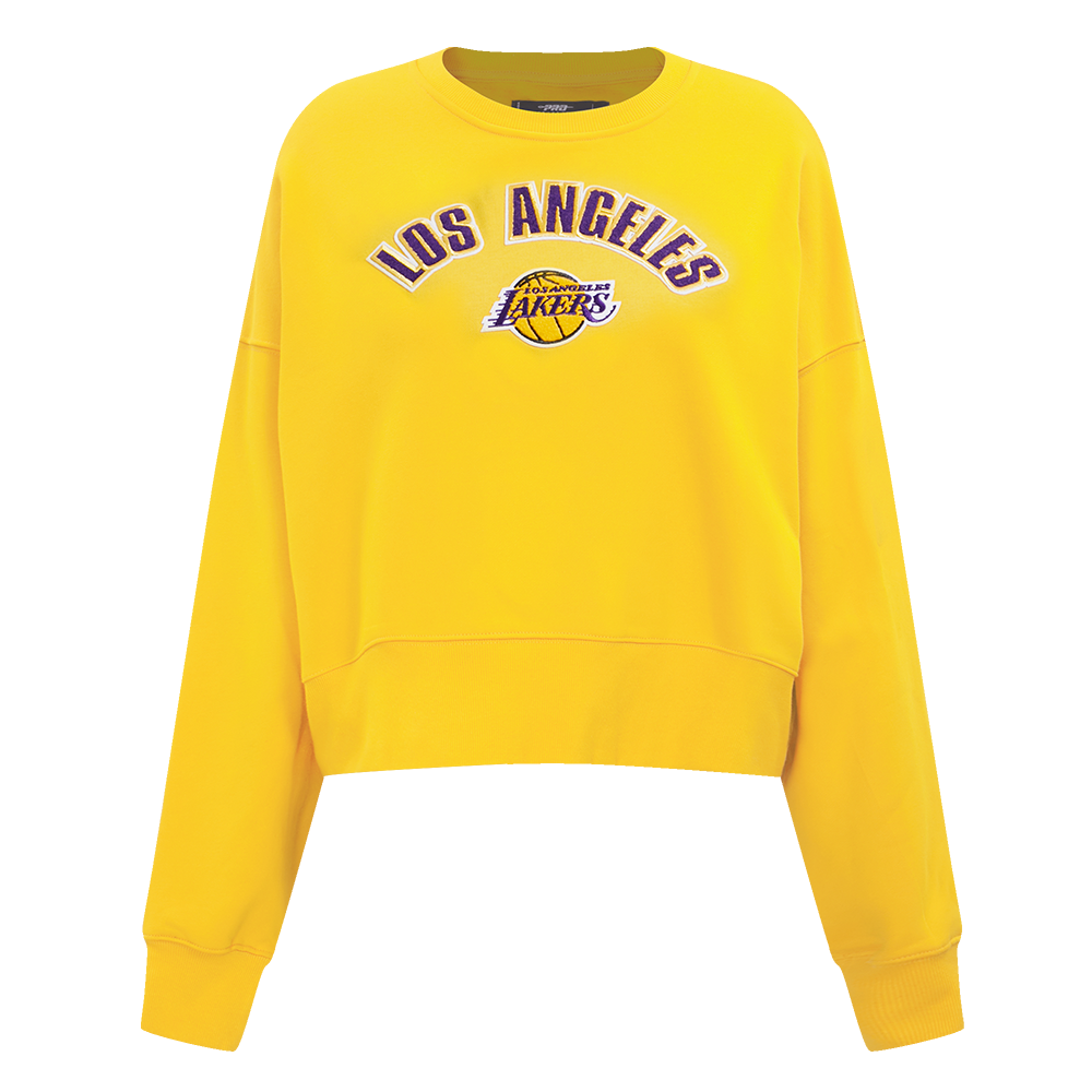SUDADERA DE CUELLO REDONDO NBA LOS ANGELES LAKERS CLASSIC ESSENTIALS PARA MUJER