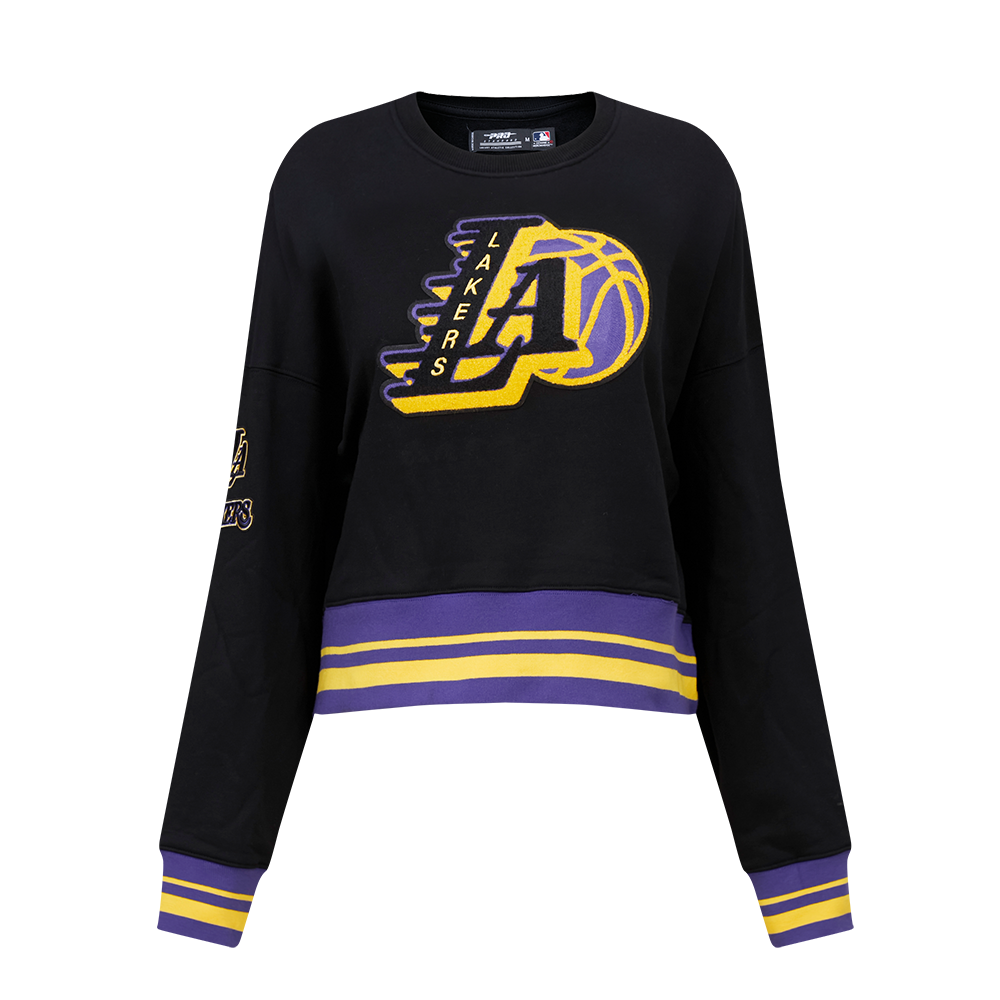 SUDADERA DE CUELLO REDONDO NBA LOS ANGELES LAKERS MASH UP PARA MUJER